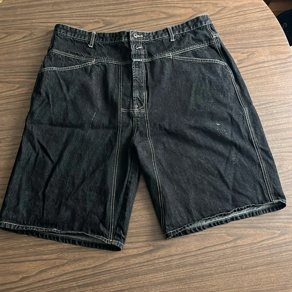 Marithe Francois Girbaud VINTAGE Size 44 Denim Jean Shorts Jorts
